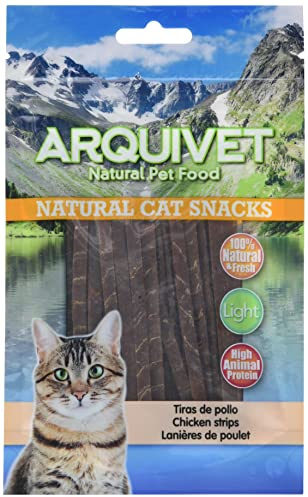 Arquivet Tiras de pollo para gatos, 50 g (Paquete de 1)