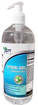 Steri Gel - APT Commercial Chemicals Soluzioni di pulizia ecocompatibili (grado ospedaliero 70% alcol disinfettante) 1 litro