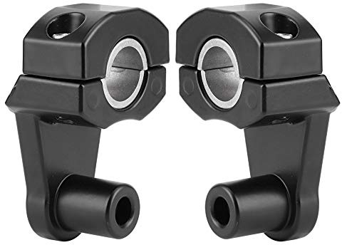 Elevadores de manillar de motocicleta, 2 uds 22 mm / 28 mm abrazadera de soporte elevador de manillar de motocicleta pivotante universal aluminio CNC
