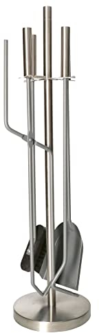 KOTARBAU® 5tlg. Edelstahl Kamingarnitur Kaminofen Besteck