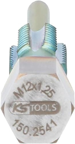 KS Tools 150.2541 gängskärare med styrbultar för temperatursensorer, M12 x 1,25