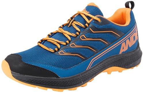 Ande Barro, Zapatillas para Carreras de montaña Unisex Adulto, Azul Naranja, 42 EU