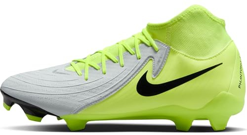 Nike Phantom Luna II Academy FG/MG, Scarpe da Football Uomo, Metallic Silver/Black Volt, 43 EU