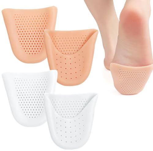 Salvapunte in Silicone Gel Salva Punte, 2 Paia Piede Suggerimento Manicotto Per Proteggere Piedi, Gel Piedi Manica Per Dita Piedi Protezione, Protezione Per Ballerine A Punte, 10x9x0.5cm