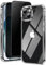 Aekyiwot 3 in 1 Handyhülle für iPhone 15 Hülle Klar mit 2 Stück Schutzfolie Privacy Schutz, [Nie Vergilbung] [Kameraschutz] Dünn Hard PC Kratzfest Stoßfest Schutzhülle Durchsichtig Case 6.1 Zoll