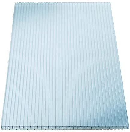 KAISER Plastic® Stegplattor 16/20 | Xtra stark (PC) | Färg: klar och UV-skyddad | styck och set (98 x 350 cm (4 stycken))