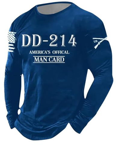 Generisch Maglia termica da uomo, a maniche lunghe, sportiva, basic, ad asciugatura rapida, per jogging, vintage, girocollo, casual, taglie forti