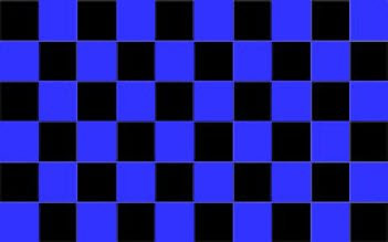 MadAboutFlags Black and Blue Checkered Large Flag - 5' x 3'.