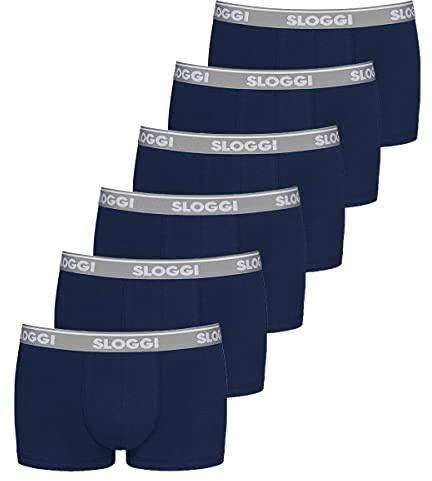 sloggi Uomo Go Abc Hipster 6P, Blue Nero, S