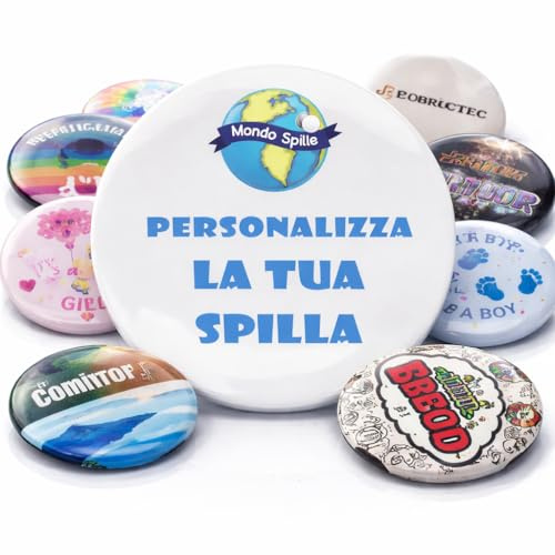Spille Personalizzate in Alluminio (da 1 a 5000 pezzi), Diverse Dimensioni Disponibili, Gadget Promozionali per Eventi, Aziende e Fiere