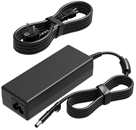 PowerPortnerLink 90W Charger Compatible with HP Pavilion DV7 Elitebook 8730w ProBook 6360b 2000 G72 Compaq CQ72 18 19 20 21 22 23 24 27 ProDesk/EliteDesk/Omni/Slimline AIO Desktop