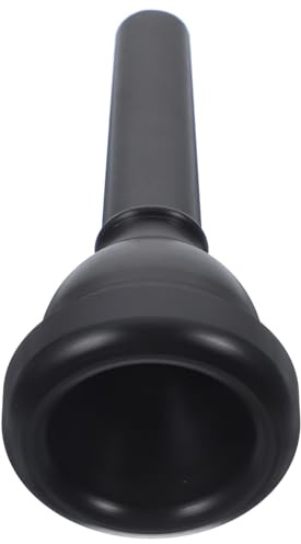 Abaodam Boquilla de Trombón Abs Negra Ligera y Reemplazable, Accesorio Duradero para Principiantes y Profesionales en Instrumentos de Viento