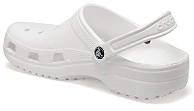 crocs Unisex Classic Clogs, White (10001-100), 42/43 EU