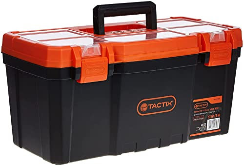Tactix 320100A Boîte à outils en plastique Noir/orange 50 cm