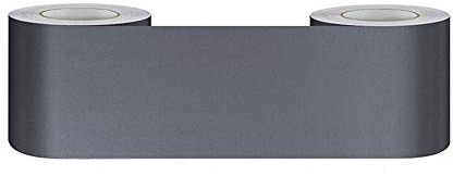 WYLNEP Bordure de papier peint Frise Murale Adhesive Bordure Papier Peint Frise Autocollante pour Cuisine,Salle de Bains, Plafond, Salon, Chambre Décoration Murale Gris 5cm X 1000cm