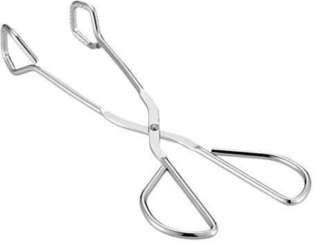 UPKOCH Grillzange 24cm - 100% Edelstahl, Sicherer Griff, Vielseitig FüR Grillen, Kochen, Barbecue, Buffets Und Camping