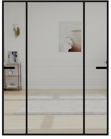 LALAGO Moustiquaire magnétique de porte - 170 x 210 cm - Double porte - Sans perçage - Sans danger - Aimants plus puissants - Protection contre les insectes - Pour balcon, cave, terrasse