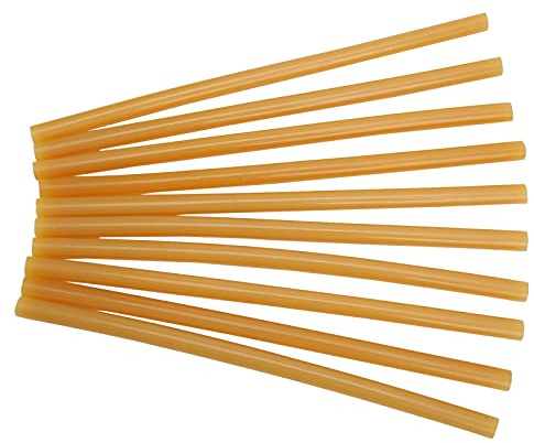 Tbest Stick di Colla a Caldo 11 Mm Adesivo Forte Resistente Alle Alte Temperature Pistola per Riparazione Ammaccature Auto Utensile Manuale in Plastica 10,6x0,4 Pollici 10 Pezzi