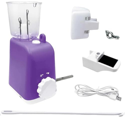 Automatisk I-Cord Stickmaskin, Effektivt Gör-det-själv-verktyg | Elektrisk iCord-maskin, virkmaskin för snören, för hantverksprojekt, handsfree garnstickare, USB-C, tillräcklig spänning