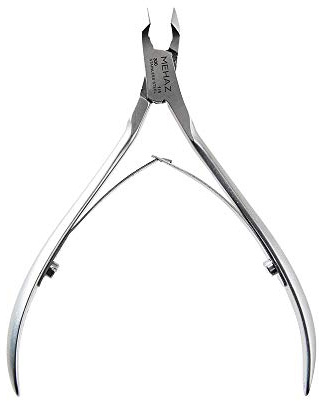 Mehaz Quick Trim Cuticle Nipper, 1/4 Jaw, Stainless Steel with Double Spring Lap Joint