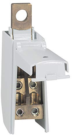 Legrand 004868 Borne de Répartition pour DPX³250 ou DPX250 avec 4 Départs 35mm² Souple et 2 Départs 25mm² Souple, 250A, Or/Blanc