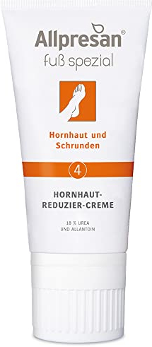 Allpresan Fuß spezial Nr. 4 Hornhautreduzier-Creme - Fußcreme gegen Hornhaut und Schrunden - als 14-Tage Kur verhornter Füße - 40 ml