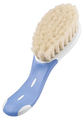 NUK - Cepillo de pelo suave para bebés azul