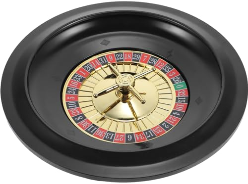Poker- 10 Zoll - Kreatives Russisches Roulette Spielrad Für Partys, Heimspiel, Karneval Und Urlaubsaktivitäten - Tragbares Kompaktes Design