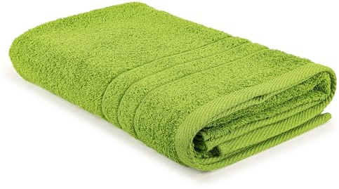 CASTMA - Toalla de Ducha Gama Colors - Toalla de Rizo 100% Algodón - Suavidad y Alta Absorción - Tamaño 70 x 130 cm - Gramaje 400 gr/m² - Color Verde Pistacho
