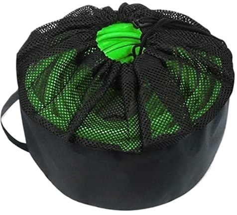 RV Hose Bag, Breathable Mesh Top Storage Container for Water Sewer Hose, Power Cord, Camping Gear Organizer for Travel Trailer, Backyard, Outdoor Irrigation, and Road Trips 40x31cm