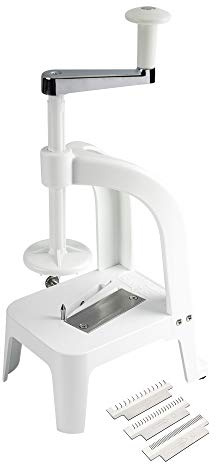 Benriner BN-8W Spiralschneider, ABS-Kunststoff BPA Frei, Weiß, 25.5 cm x 14 cm x 10.5 cm