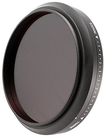 Ruili Einstellbar Infrarot Pass Linse Filter 55mm, 530nm to 750nm,650nm,680nm,720nm,55mm, Kamera Filter