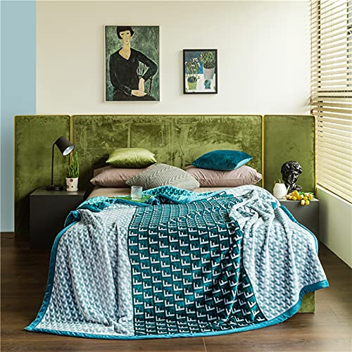 Coperta Antistatica, Coperta Calda Plaid in Pile di Flanella, Neonato Coperta Appesantita a Doppio Strato Ispessita, Coperta Pile Sherpa Flanella, Facile da Gestire, Lavabile in Lavatrice-180×200cm