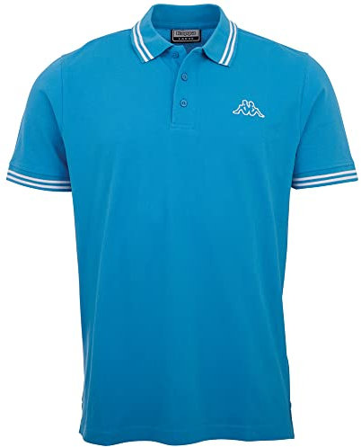 Kappa Herren Kurzarm Poloshirt STYLECODE: 709361 Aleot Men Poloshirt I Malibu Blue I 4XL