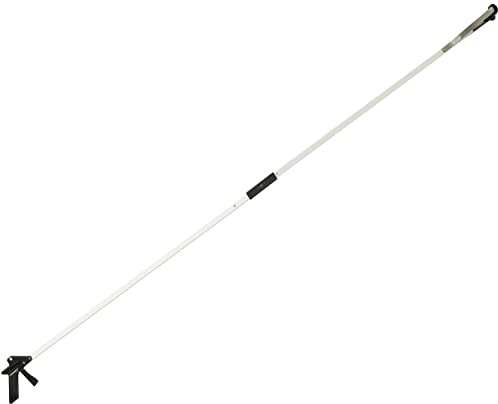 Luxet Reacher Grabber Tool X-Long 80 Aluminum Suction Cup Jaw, Foldable Lightweight Reacher Grabber Pickup Tool, Gripper Grabbers for Elderly Grab it Reaching Tool Trash Picker Grabber (Black)