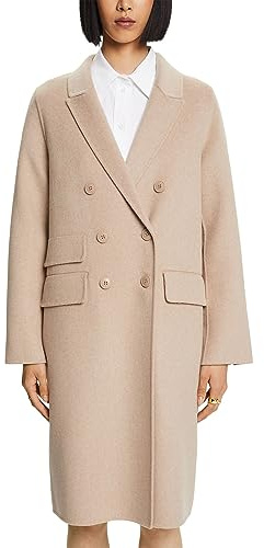 ESPRIT 083eo1g363 Jacket, 260/Light Taupe, S Femme