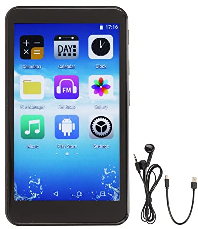 MP4-spelare Med Bluetooth Och WiFi, Ai Intelligent HD-brusreducering Röststyrning WiFi Bluetooth Mp4, Bärbar Mp4-spelare Med Pekskärm Med Röstinspelare(4 GB)