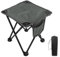 MATEPROX Klapphocker Leichter Faltbarer Tragbarer Stuhl, Klein Angelhocker, Kompakter 4-Bein-Hocker Stühle Strand Campingstuhl für Outdoor Wandern, Angeln, Gartenarbeit