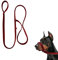 Figure of 8 Dog Lead, Red Anti-Pull Dog Lead, Durable Comfortable Control Pulling Rope for Training, Medium and Large Dogs