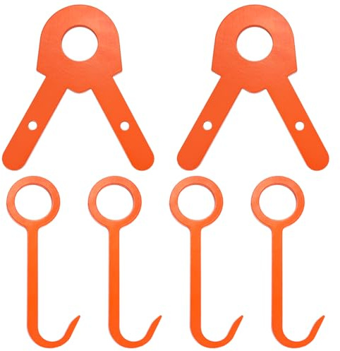 ZENFUN Steel Target Hanging Hook Set, Target Stand Kit, Steel Targets Holder DIY Assembly Pipe Metal Gong Targets Hanger