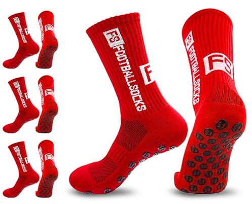 Ancuioyz Chaussettes De Sport De Football Antidérapantes, Haussette Antidérapante Foot, Chaussettes De Football Respirant, Football, Basket-Ball, Course à Pied, Cyclisme