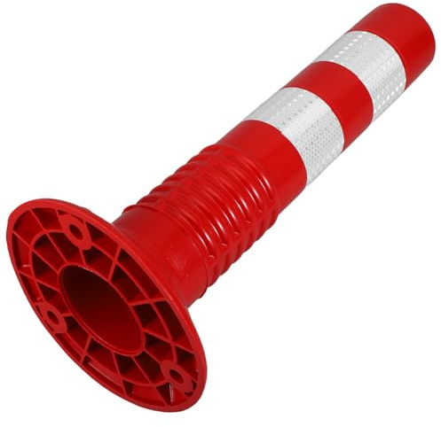 LIFKOME Piliers Anti-Collision Réfléchissants Produits De Signalisation Routière Bornes De Barrière De Stationnement Poteaux De Délimitation De La Circulation Poteaux