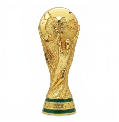 FIFA World Cup 2026 Official Gift, Officiel FIFA Coupe du Monde 2026 150 mm Trophée 3D – Pièce de collection intemporelle en alliage de zinc – Décoration de bureau, souvenir de football