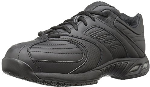 Dr. Scholl's Shoes Men's Cambridge II Slip Resistatnt Work Sneaker, Black, 10.5 M US