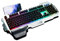 RedThunder K900 Teclado Gaming Semi-Mecánico, Diseño QWERTY ES, Teclado Retroiluminado RGB, Panel de Metal Completo, 26 Teclas Anti-Ghosting, Teclado para Jugadores de PC/Portátil/Xbox