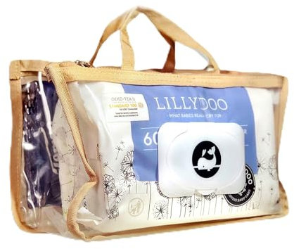 EDWEKIN® Windeltasche für unterwegs; Kleine Wickeltasche mit viel Stauraum; Übersicht und Klarheit für Mamis im Alltag; Feuchttücher Fach mit Deckel - wasserdicht &2in1&lässig