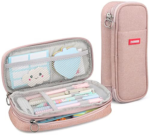 GALEPEE Federmäppchen mit grossem Fassungsvermögen - Federmäppchen Mädchen Damen Jungs Stiftebeutel für Studentin Erwachsener für Büro, Schreibwaren, Make-up, Schulbedarf, Organize