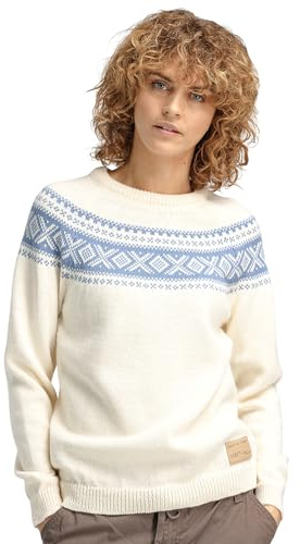 Dale of Norway Vagsoy Women’s Sweater 100% Wool Pullover Sweaters for Women