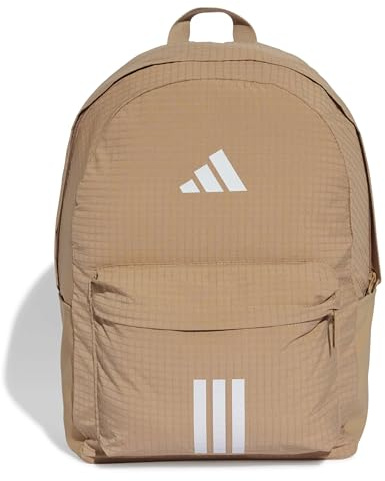 adidas Unisex adulto ESSENTIALS 3 STRIPES BACKPACK BACK TO SCHOOL 2, warm sandstone/white, One size