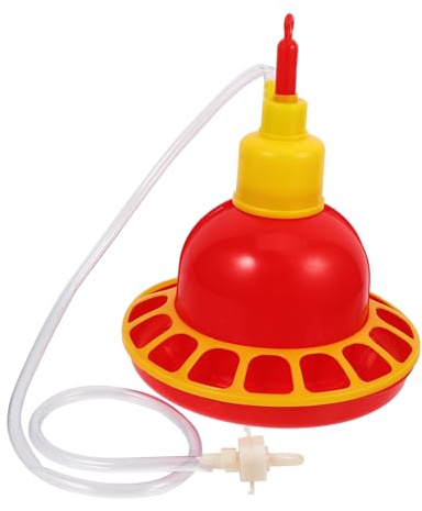 TOYANDONA Bebedero Automático para Pollos y Aves De Corral 1 Litro Pequeño para Granja y Corral Dispensador De Agua Resistente para Alimentación Simultánea